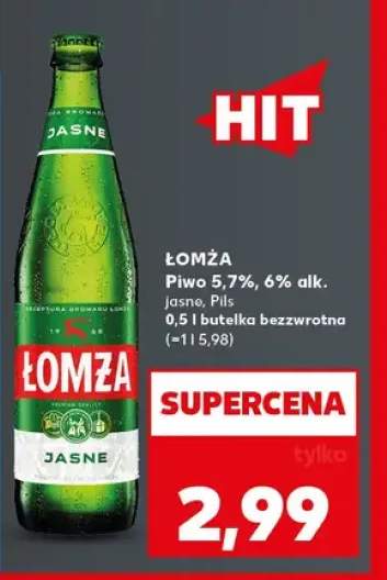 Piwo Łomża +1 wariant