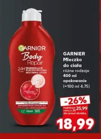 Mleczko do ciała regenerujące Garnier Body Repair