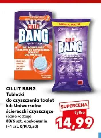 Tabletki do czyszczenia toalet Cillit Bang +1 wariant