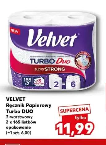 Ręcznik papierowy Turbo Duo Velvet