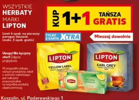 Herbaty marki Lipton