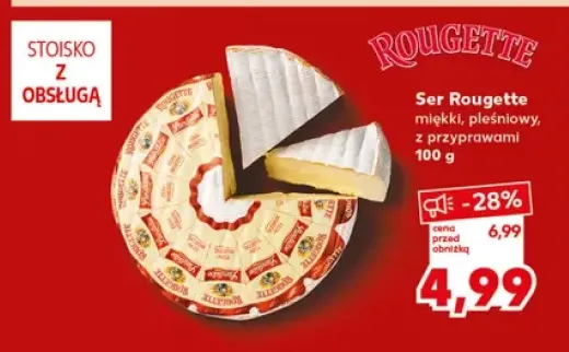 Ser Rougette miękki pleśniowy z przyprawami