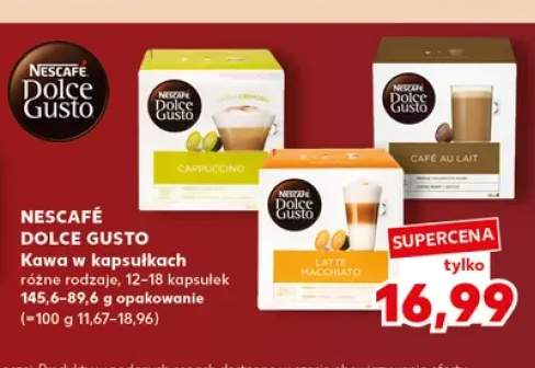 Kawa w kapsułkach Cappuccino Nescafé Dolce Gusto +2 warianty