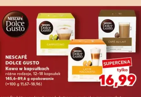 Kawa w kapsułkach Cappuccino Nescafé Dolce Gusto +2 warianty