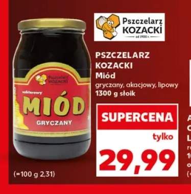 Miód gryczany Pszczelarz Kozacki +2 warianty