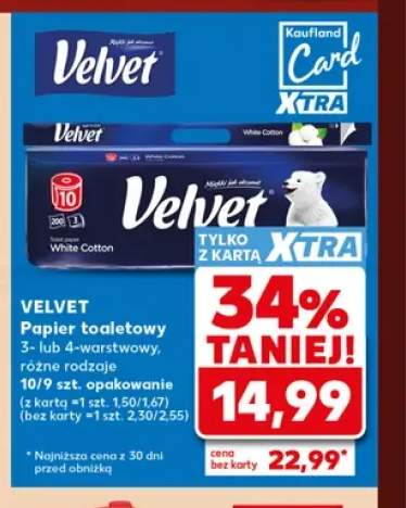 Papier toaletowy Velvet