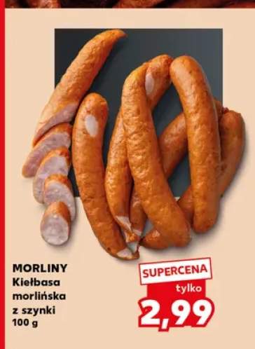 Kiełbasa morlińska z szynki Morliny