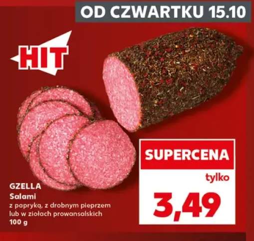 Salami z papryką Gzella +2 warianty