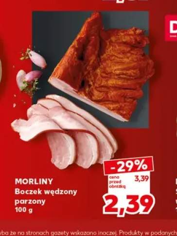 Boczek wędzony parzony Morliny