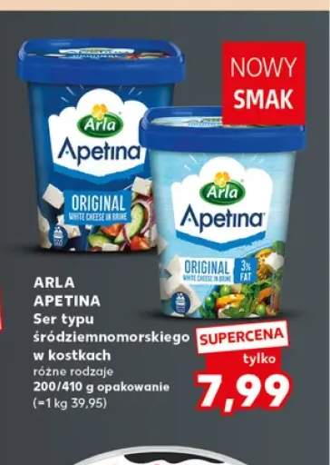 Ser typu śródziemnomorskiego w kostkach Arla Apetina