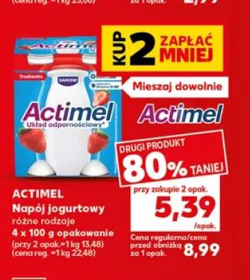 Napój jogurtowy Actimel 4-pak
