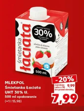 Śmietanka Łaciata UHT 30%