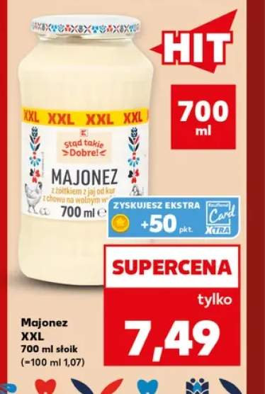 Majonez XXL K-Stąd Takie Dobre