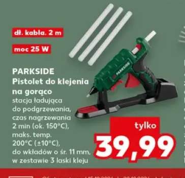 Pistolet do klejenia na gorąco Parkside