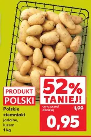 Polskie ziemniaki jadalne luzem