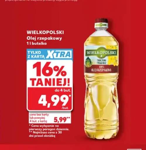 Olej rzepakowy Wielkopolski