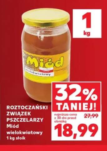 Miód wielokwiatowy Roztoczański Związek Pszczelarzy