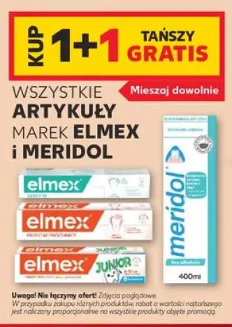 Artykuły marek Elmex i Meridol +3 warianty