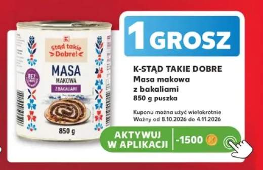 Masa makowa z bakaliami K-Stąd Takie Dobre
