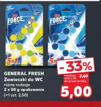 Zawieszki do WC General Fresh 2-pak