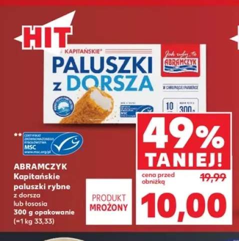 Kapitańskie paluszki rybne z dorsza Abramczyk +1 wariant