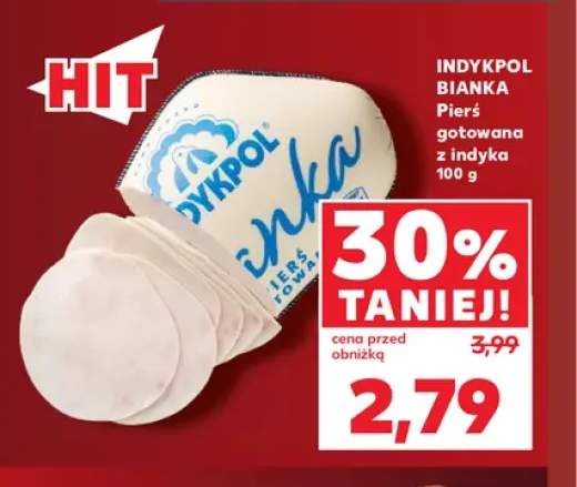 Pierś gotowana z indyka Bianka Indykpol