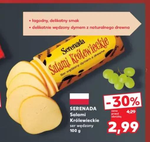 Ser wędzony Salami Królewieckie Serenada