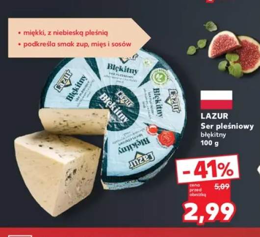 Ser pleśniowy błękitny Lazur