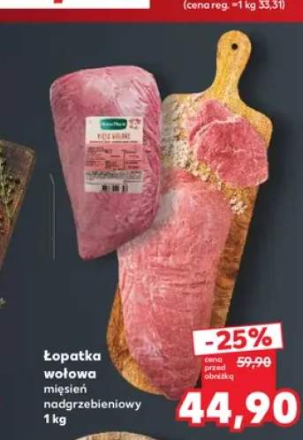 Łopatka wołowa mięsień nadgrzebieniowy