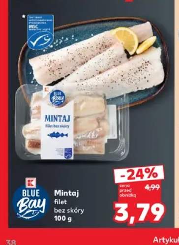 Mintaj filet bez skóry Blue Bay