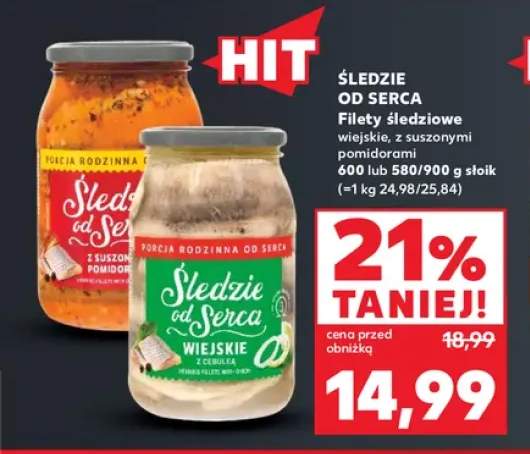 Filety śledziowe wiejskie Śledzie od Serca +1 wariant