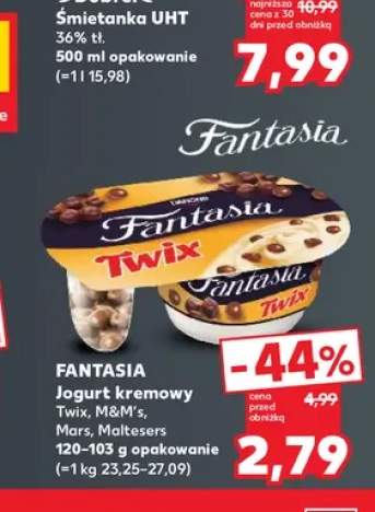 Jogurt kremowy Fantasia Twix +3 warianty