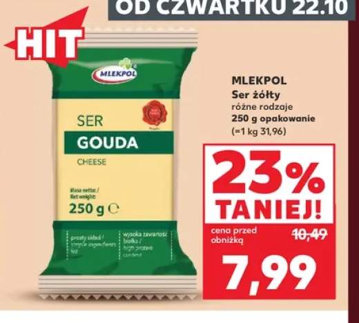 Ser żółty Mlekpol