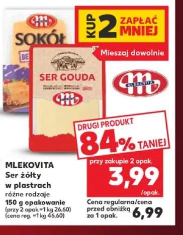 Ser żółty w plastrach Sokół Mlekovita +1 wariant