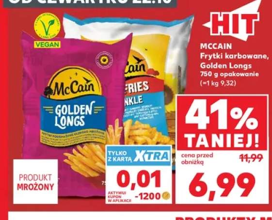 Frytki karbowane McCain +1 wariant