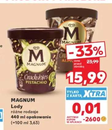 Lody Crackables Pistachio Magnum +1 wariant