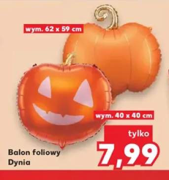 Balon foliowy dynia 40x40 cm +1 wariant