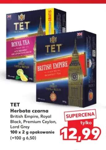 Herbata czarna British Empire TET +3 warianty