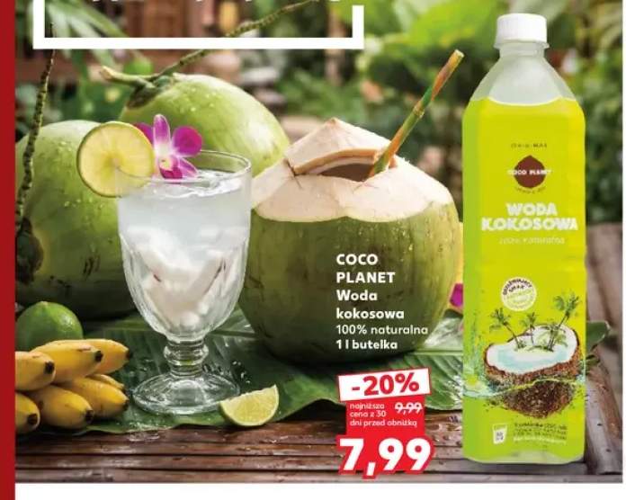 Woda kokosowa 100% naturalna Coco Planet