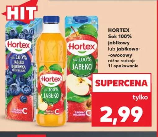 Sok jabłko borówka amerykańska Hortex 100% +2 warianty