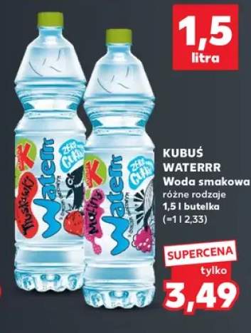 Woda smakowa Kubuś Waterrr truskawkowa +1 wariant