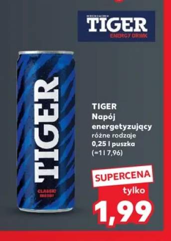 Napój energetyzujący Tiger