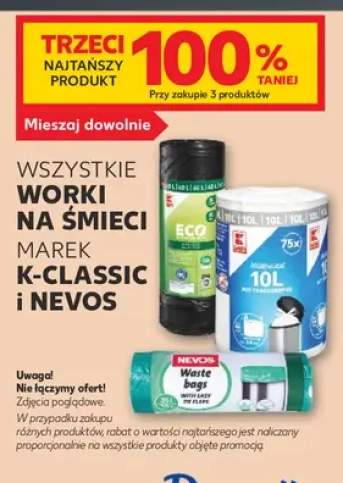 Worki na śmieci marek K-Classic i Nevos