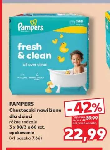 Chusteczki nawilżane dla dzieci Pampers 3-pak