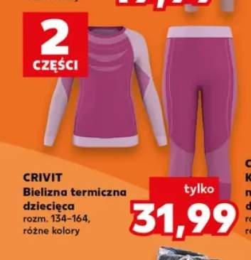 Bielizna termiczna dziecięca Crivit