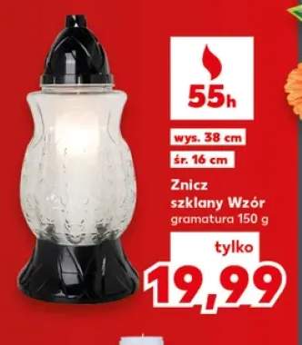 Znicz szklany Wzór