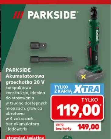 Akumulatorowa grzechotka Parkside