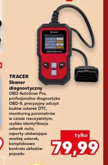 Skaner diagnostyczny Obd AutoScan Pro Tracer