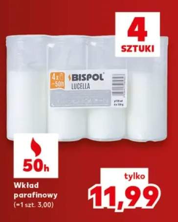 Wkład parafinowy Bispol 4-pak
