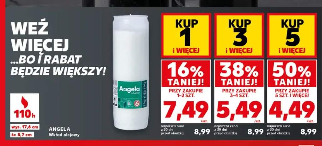 Wkład olejowy Angela Bolsius